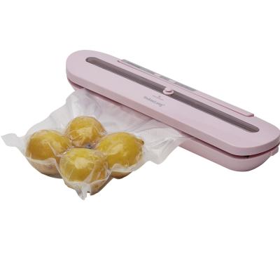 China Transparent Cover in Central Household Vacuum Packer Food Saver Vacuum Food Sealer Machine with 10 Pcs Vacuum Bags for sale