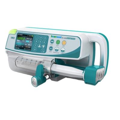 China Hospital ICU Syringe Pump Set HK400 LED Screen Mini Portable Hospital Infusion Veterinary Electron Syringe Pump for sale