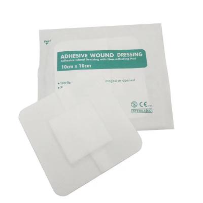 China Medical Outdoor Sterile Sterile Non-woven Sterile Nonwoven Wound Household Accessories Kit Wound Dressing Wound Dressing Waterproof First Aid Dressing for sale