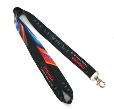 China Dye Sublimation Polyester Card Holder Lanyard For Fair OEM for sale