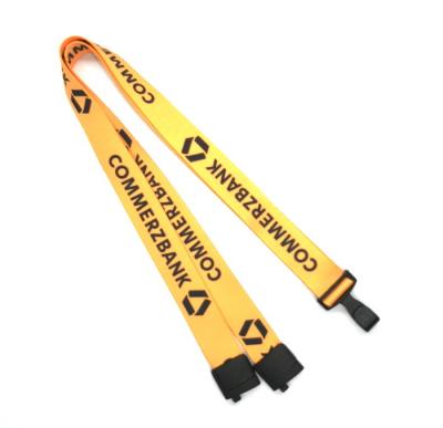 China Safety Breakaway Neck Lanyard Polyester With Heat Transfer Printing for sale