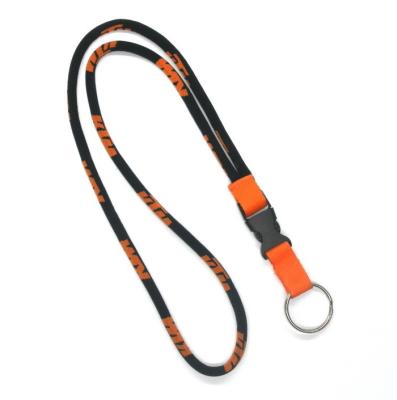 China Polyester Custom Woven Round Lanyards , 5mm Dia Rope Lanyards for sale