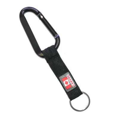 China Porta-chaves durável de Carabiner com correia da impressão de tela de seda dos PP à venda