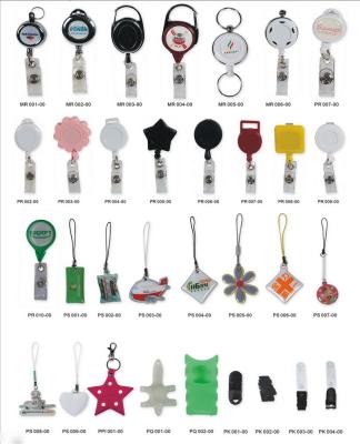 China Lanyard Accessory ABS Retractable Badge Holder , Mobile Phone Strap for sale