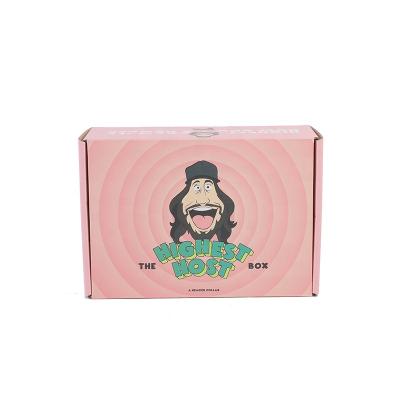 China Recycled Materials Logo Product Folding Corrugated Cardboard Packaging Custom Printing Box for sale