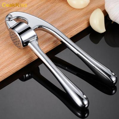 China OEM&ODM Viable Zinc Alloy Chopper Garlic Crusher Stainless Steel Kitchen Garlic Press Presses for sale