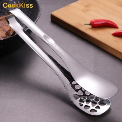 China Custom Buffet Tong Bbq Viable Kitchen Utensil Bread Staple Barbecue Salad Food Spatula Tongs for sale