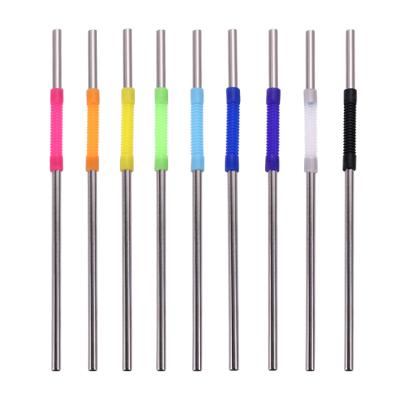 China 2021 New Arrivals Sustainable Metal Straw Reusable Telescopic Drinking Retractable Custom Stainless Steel Straws for sale