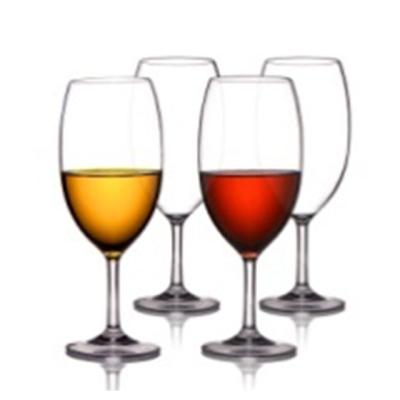 China New classic/postmodern safe plastic glass drinkware dishwasher safe wine goblet shatterproof plastic tritan cup of red wine for sale