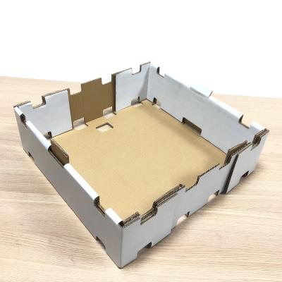 China OEM/ODM Recyclable Food Grade Cardboard Packaging Shipping Box For Fresh Fruit, Custom Folding Fruits And Vegetables Boxe for sale