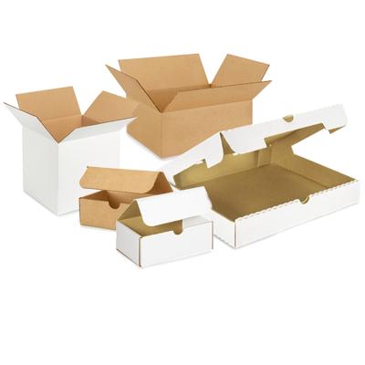 China Recycled Direct Custom Size And Materials OEM Factory Small Logo Shipping Box Shipping Boxes for sale