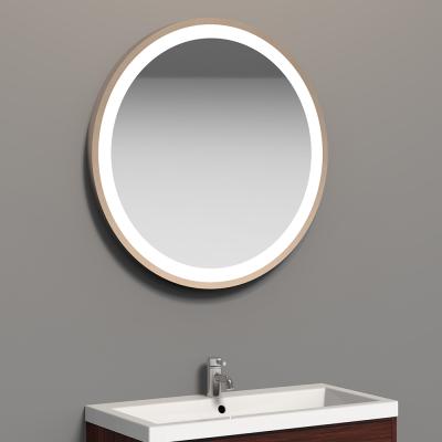 China Modern AC 120-277V 50/60 Hz Aluminum Dimmable Illuminated Bathroom Mirror To Light 3CCT Project for sale