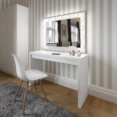 China China Supplier Desk Mirror Hot Sale Hollywood Illuminated Led Mirror With Bulbs for sale