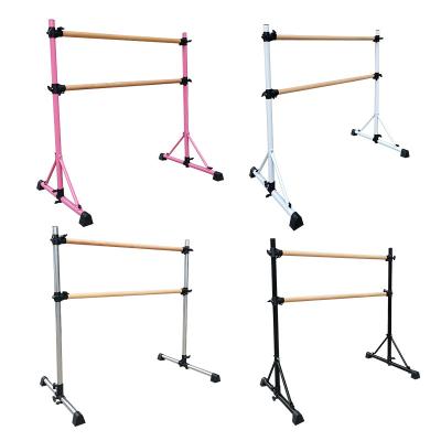 China Anti-Slip Durable Washable Waterproof Multiple Colors Easy Setup Ballet Barre Easy Height-Adjustable Height-Adjustable Ballet Bar Portable Installation Ballet Barre for sale