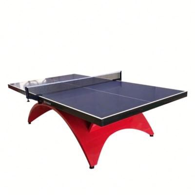 China Competition Or Training Waterproof SMC 25Mm Ping Pong Board Removable Waterproof Table for sale