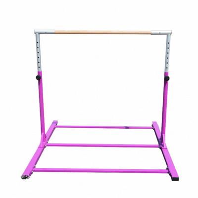 China Competitive Price Gymnastics Junior Training Bar Adjustable Kids Horizontal Horizontal Bar Trainer Bar for sale