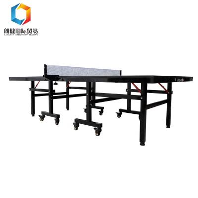 China Competition MDF Trainning And Table Tennis Folded China Portable Ping Pong Table for sale