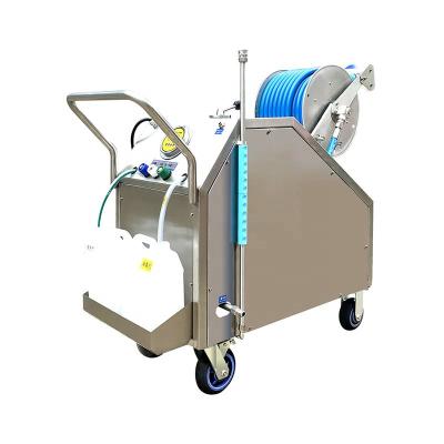 China Critical/Mobile Cleaning Electric Cold Water Jet Cleaning Machine For Food High Pressure Workshop Without Residue for sale