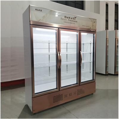 China Refrigerator Refrigerated Refrigeration of Standing Free Fravity Frequently Display of Simple-Tempture Supermarket Road Drinks for sale