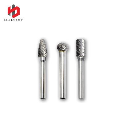 China Tungsten Carbide Rotary Standard Shank Rotary Folder Cut Double Cut Burrs for sale