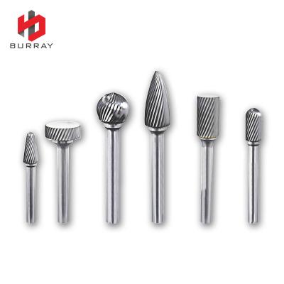 China Long Life Use Different Shapes Rotary Grinding Cutting Tools Tungsten Carbide Cutting Burrs for sale