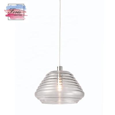 China Modern Hot Selling Fixtures Kitchen Dining Room Glass Cover Pendant Light for sale