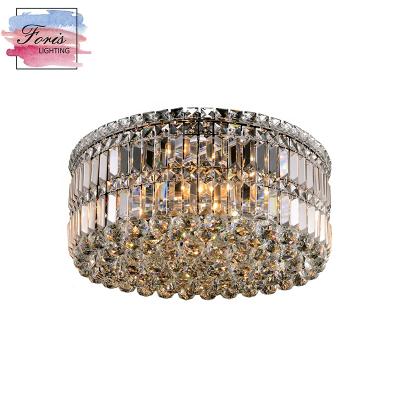 China Modern Home Hanging Lights Ceiling Lamp OEM E12 Traditional Crystal Home Decoration Luxury Modern Ceiling Lamp for sale