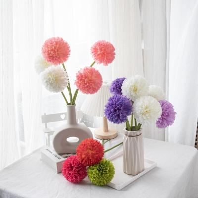 China Wholesale Colorful Beautiful FREE SAMPLE Artificial Flower Simulation Silk Dandelion For Wedding Decoration for sale