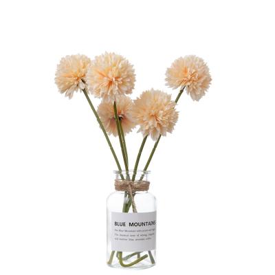 China Beautiful Dandelion Colorful Bouquet Silk Flowers Artificial Flowers For Home Decor Garden DIY Decoration Vase Accessories Plants for sale