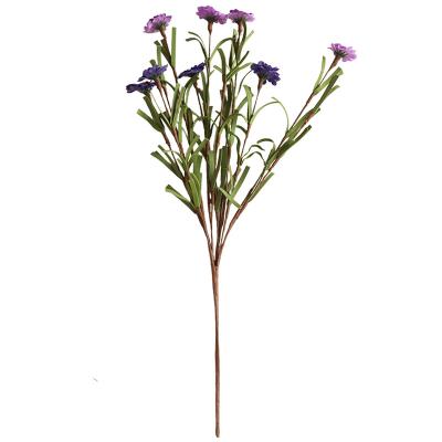 China Beautiful jingqi flower artificial decorative flowers indoor floral decor plastic silk wholesale cheap colorful flowers for sale