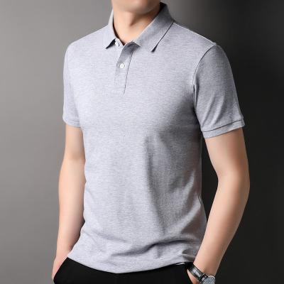 China Anti-wrinkle men's clothing polo shirts custom logo for sale