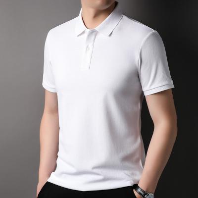 China Anti-wrinkle men's clothing polo shirts custom logo for sale