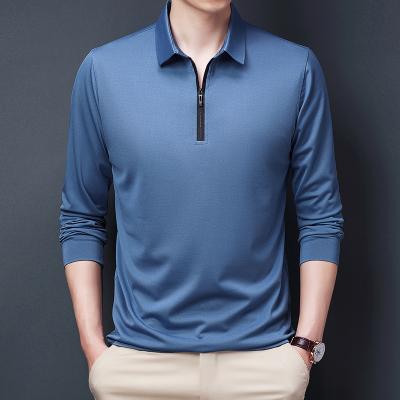 China Anti-wrinkle luxury bulk polo shirts for men for sale