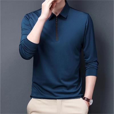 China Anti-wrinkle luxury bulk polo shirts for men for sale