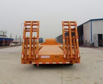 China 70t 60t 80t brand new china  lowbed Semi-trailer 13m 16m with 4-axles excavator trailer. excavator trailer Te koop