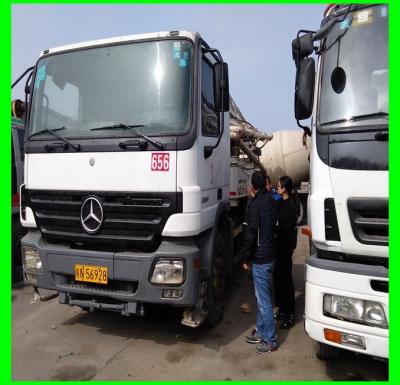 China zoomlion 2013 LKW Betonpumpe 37m 2hand Benz, Isuzu-Mischer, Hügel-LKW-Mischer Chinas konkreter zu verkaufen