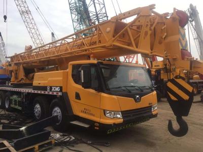 China 55000kg Vorbesitz U-Form Boom Truck Kran mit 5-Arm Boom Stil und 36m Jib Länge zu verkaufen