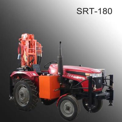 China 100m 120m 150m wheel tractor Portable Water Well and Geotechnical Drills homemade water well drilling rigs for sale