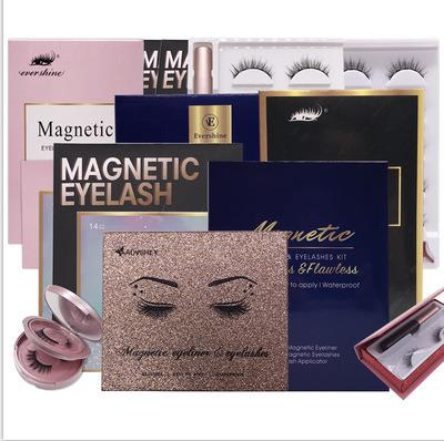 China 2021 Newest Styles Natural Magnetic Eyeliner And Wholesale Magnetic Highlights 5d Eyelashes for sale