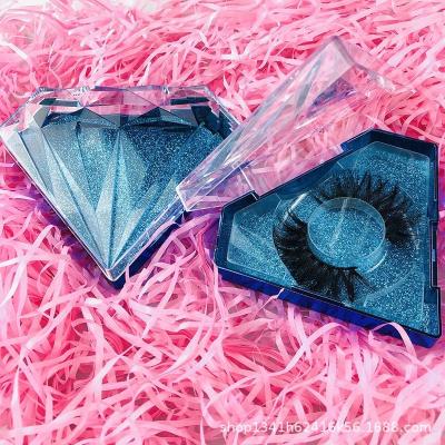 China 2021 Natural New Arrive Hot Sale Mink Lash Faux Eyelash With Logo Custom Case Hair Lash Eyelash Accessories Package BOX for sale