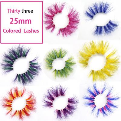 China 25 Mm Mink Lashes Factory Price Private Label 3d Mink Eye Lashes Natural Colored Lashes Mink Eye Lashes Colored Mink Lashes 3 Packs for sale