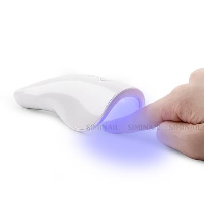 China 2021 New Arrivals Mini Professional Collapsible Rechargeable Portable Nail Lamp UV Smart Sensor 165*55*45mm Dolphin F2 UV/LED Sun Nail Lamp 165*55*45mm for sale