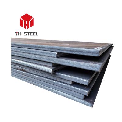 China Boiler Plate Q235b,Q345,A36,SS400 600-1500mm  Black MS Hot Rolled Carbon Steel Plate for Building Material for sale