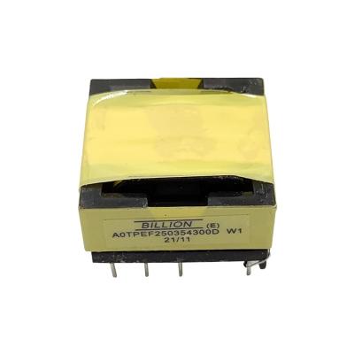 China EF25 ferrite core high frequency transformer for vacume lighting natural air cooling electric transformer for sale