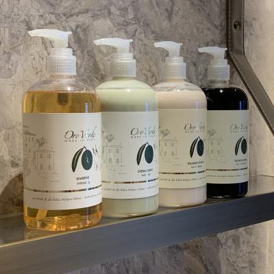 China Hotel / Home / Restaurant Eco - Friendly Organic Body Gel Shower Conditioner Shampoo Set Bath Lotion for sale