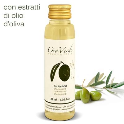 China Colour-protecting Organic Olive Oil Shampoo 32ml Hotel Amenities for sale