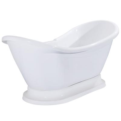 China Freestanding Solid Surface Bathtub Bathroom Shower Adult Soaking Tub for sale