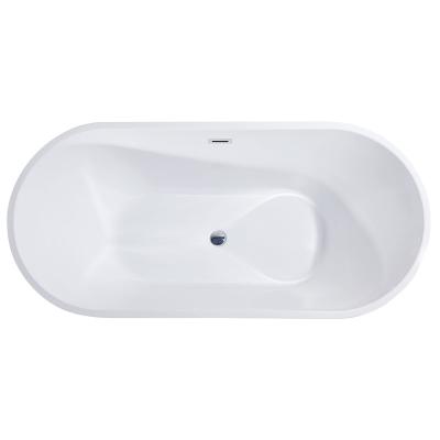 China Rectangle Ware Modern Freestanding Acrylic Bathtub Sanitary Freestanding Bathtub Adult Bathtub for sale