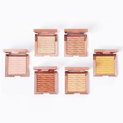 China Three-dimensional high-gloss face highlighter palette nose shadow pan sunscreen highlighter illuminating makeup for sale