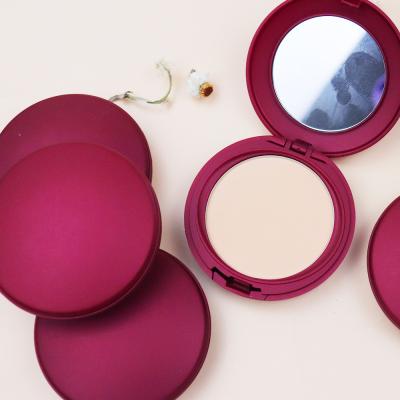 China Acne / Spot Removing Round Case 5 Color HD Private Label Face Makeup Powder Compact Mineral Pressed Powder for sale